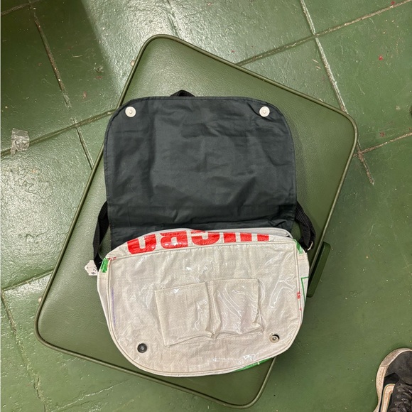 ANGKOR RECYCLED Pig Crossbody unused bag from Cambodia. - Picture 7 of 8